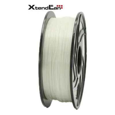 XtendLAN PLA filament 1,75mm průhledný bílý/natural 1kg