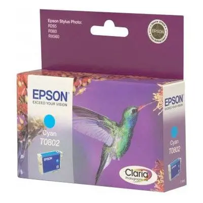 Cartridge Epson T0802 azurová