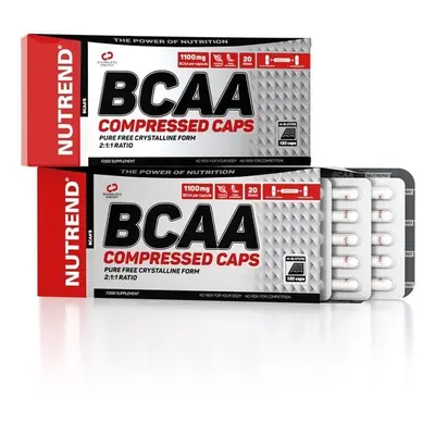 Aminokyseliny Nutrend BCAA Compressed caps, 120 kapslí