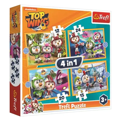 Puzzle Trefl Puzzle Top Wing: Akademie 4v1 (12,15,20,24 dílků)