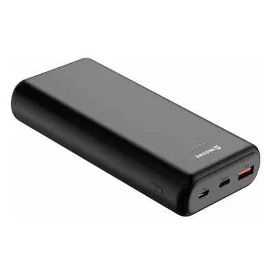 Powerbanka Swissten Power Line Power Bank 20000 mAh 20W Power Delivery černá