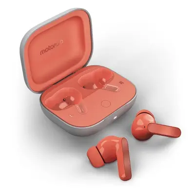 Bezdrátová sluchátka Motorola Moto Buds Coral Peach