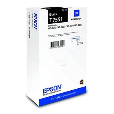 Cartridge Epson T7551 XL černá