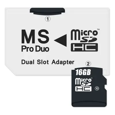 Adaptér na paměťové karty CONNECT IT MS PRO DUO na 2x Micro SDHC