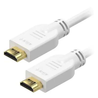 Video kabel AlzaPower Core HDMI 1.4 High Speed 4K 20m bílý