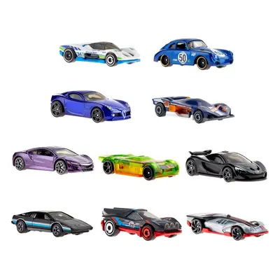 Hot Wheels Hot Wheels 10ks sportovní angličák