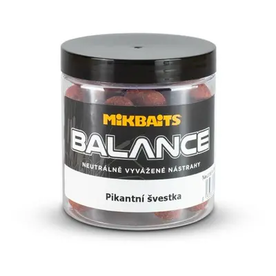 Mikbaits Boilies Balance Spiceman Pikantní švestka 250ml 24mm