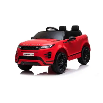 Dětské elektrické auto Range Rover Evoque, červené