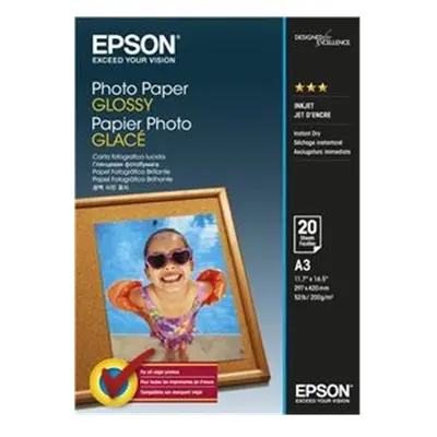 Fotopapír Epson Photo Paper Glossy A3 20 listů