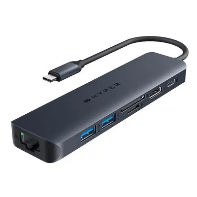 Replikátor portů HyperDrive EcoSmart Gen.2 USB-C 7-in-1 Hub 100W PD Pass-thru