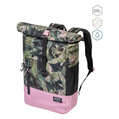 Školní batoh Meatfly Holler Olive Mossy/Dusty Rose 28 l