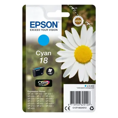 Cartridge Epson T1802 azurová