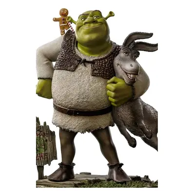 Figurka Shrek - Donkey And The Gingerbread Man - Deluxe Art Scale 1/10