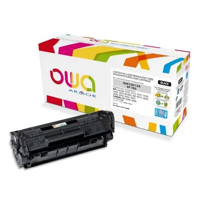 OWA Armor toner kompatibilní s HP LJ 101x, Q2612A, JUMBO, 4000st, černá/black