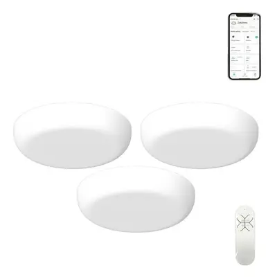 Stropní světlo IMMAX NEO PRACTICO 07109KD Smart LED 18cm 24W bílé 3x + ovladač, Zigbee 3.0