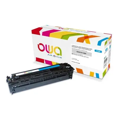 OWA Armor toner kompatibilní s HP CE321A, 1300st, modrá/cyan