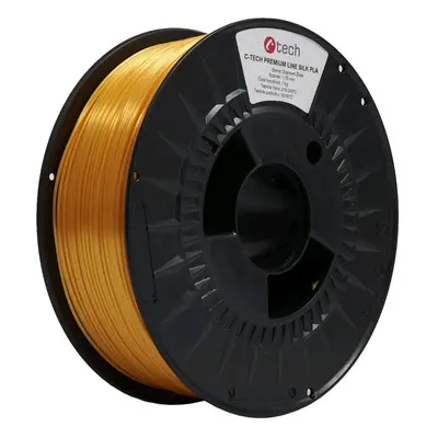 Filament C-TECH filament PREMIUM LINE PLA Silk dopravní žlutá RAL1023