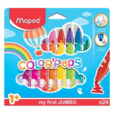 Fixy MAPED Color Peps Jumbo 24 barev