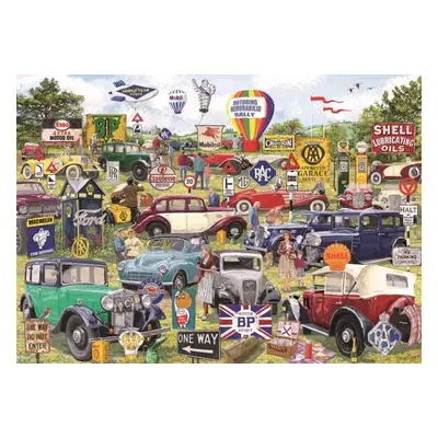 Puzzle Gibsons Puzzle Motoring Memorabilia Rally 1000 dílků