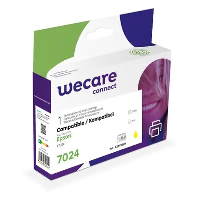 WECARE ARMOR ink kompatibilní s Epson WF4015, T70244010, 22ml, žlutá/yellow