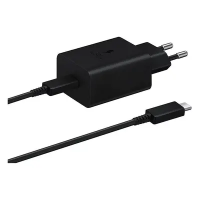 Nabíječka do sítě Samsung cestovní nabíječka 15W + USB-C/USB-C datový kabel Black (Bulk)