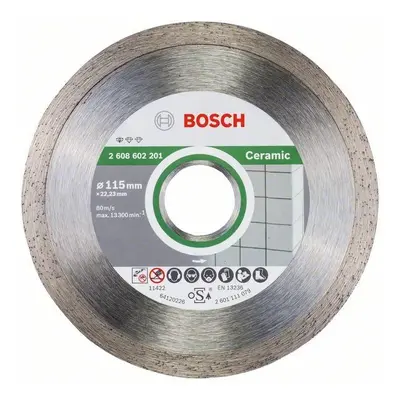 Diamantový kotouč BOSCH Standard for Ceramic 115x22.23x1.6x7mm 2.608.602.201