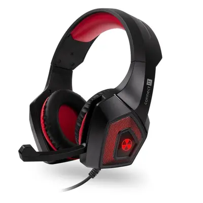 Herní sluchátka CONNECT IT CHP-5500-RD BATTLE RNBW Ed. 2 Gaming Headset, red