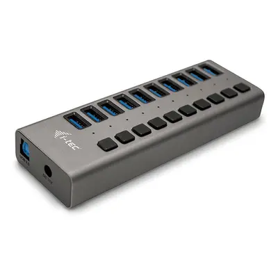 USB Hub i-tec USB 3.0 Charging HUB 10 port + Power Adapter 48 W