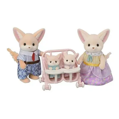 Figurky Sylvanian families Rodina fenků s dvojčaty