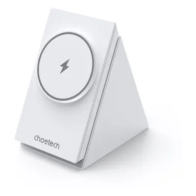 Bezdrátová nabíječka ChoeTech 15W 3-in-1 Magnetic Wireless Charger stand