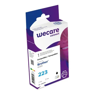 WECARE ARMOR ink kompatibilní s BROTHER LC-223BK, černá/black