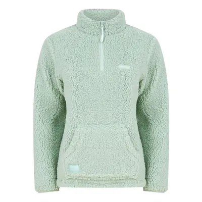 Navitas Mikina Womens Sherpa Pullover Light Green 2XL