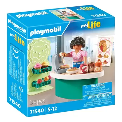 Set figurek a příslušenství Playmobil 71540 Stánek s cukrovinkami