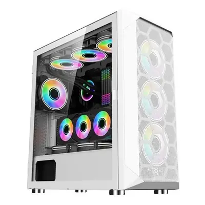 1stCOOL MiddleTower Wind Storm White, E-ATX, USB3.0 + set 4x ARGB fan