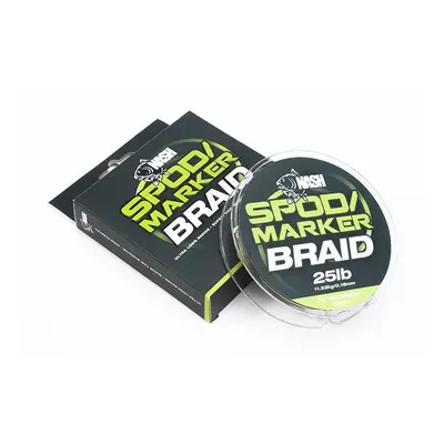 Nash Šňůra Spod and Marker Braid Lo-Viz Green 300m 0,18mm 25lb 11,3kg