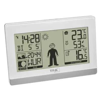 Meteostanice TFA 35.1159.02 WEATHER BOY – domácí meteostanice s předpovědí počasí a postavičkou 