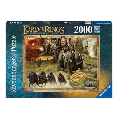 Puzzle Ravensburger puzzle 169276 Pán prstenů: Společenstvo prstenu 2000 dílků