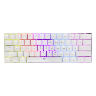 Herní klávesnice White Shark SHINOBI WHITE - BROWN SWITCHES - US