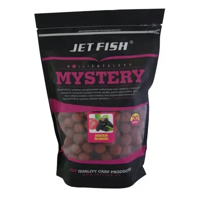 Jet Fish Boilie Mystery Jahoda/Moruše 1kg 20mm