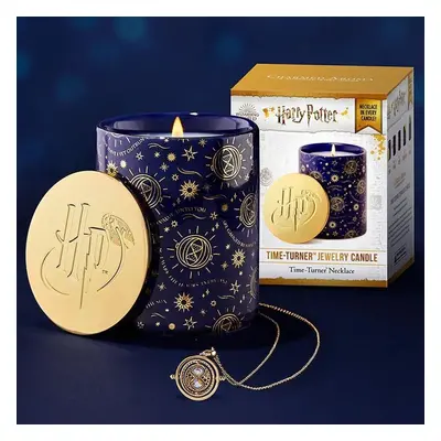 Svíčka Charmed Aroma Harry Potter Turner - Obraceč času 298 g + pozlacený náhrdelník 1 ks