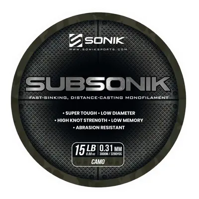 Sonik Vlasec Subsonik Camo 3000m 0,31mm 15lb