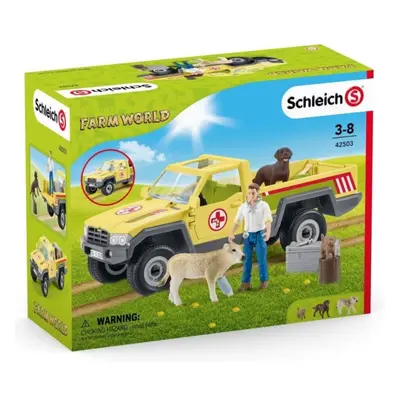 Schleich 42503 Záchranné terénní auto s veterinářem