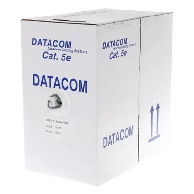 Síťový kabel Datacom licna (lanko), CAT5E, FTP, 305m/box