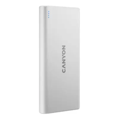 CANYON powerbanka PB-106W,10000mAh Li-poly,Input 5V/2A (Micro-USB/USB-C),Output 5V/2.1A (2xUSB-A