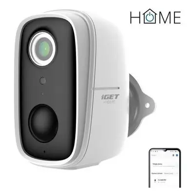 IP kamera iGET HOME Camera CS9 Battery - bateriová IP FullHD kamera s detekcí pohybu a nočním vi