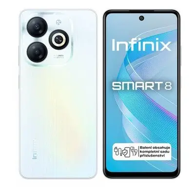 Mobilní telefon Infinix Smart 8 3GB/64GB bílý