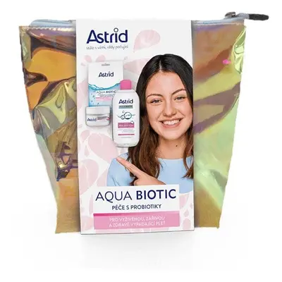 Dárková kosmetická sada ASTRID Aqua Biotic Tripack v taštičce 450 ml