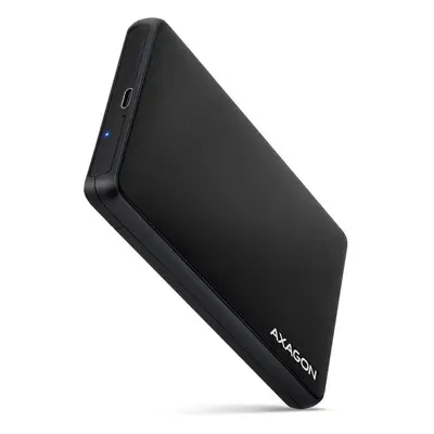 Externí box AXAGON EE25-SLC, screwless SLIDE box 2.5" HDD/SSD, SuperSpeed USB-C 5 Gbps