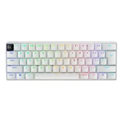 Herní klávesnice Logitech G PRO X 60 Lightspeed Gaming Keyboard - US INTL, bílá