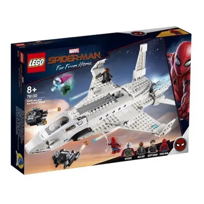 LEGO stavebnice LEGO Super Heroes 76130 Tryskáč Tonyho Starka a útok dronu